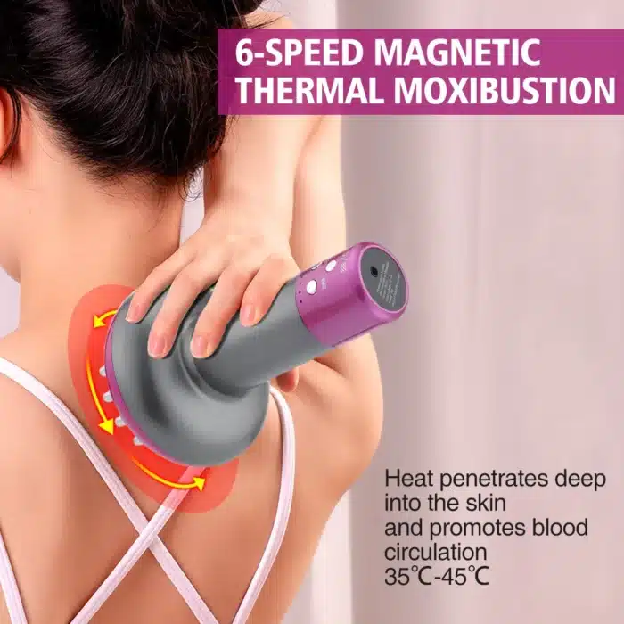 Electric Lymphatic Drainage Machine Meridian Body Massage Brush Microcurrent Anti Cellulite Guasha Physiotherapy Apparatus - Image 4
