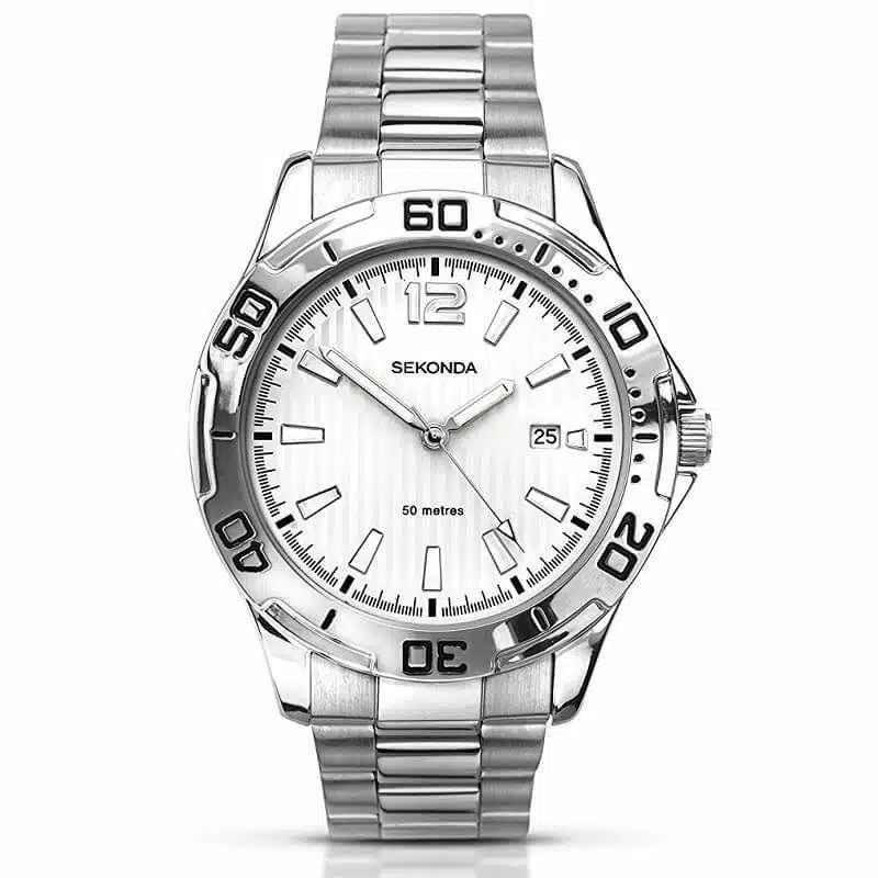 Sekonda Men's Fashion Stainless Steel Bracelet watch - 1169 - Image 1
